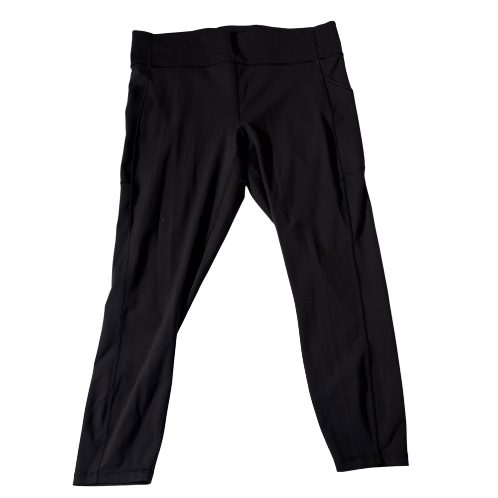 Lululemon Invigorate High-Rise Tight 25 Black Everlux Leggings Size 16 LW5CQFS